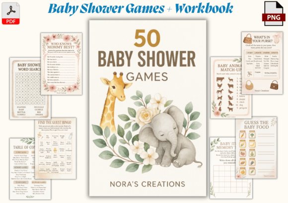Download 🌸 48 Baby Shower Games Bundle - Games Collection