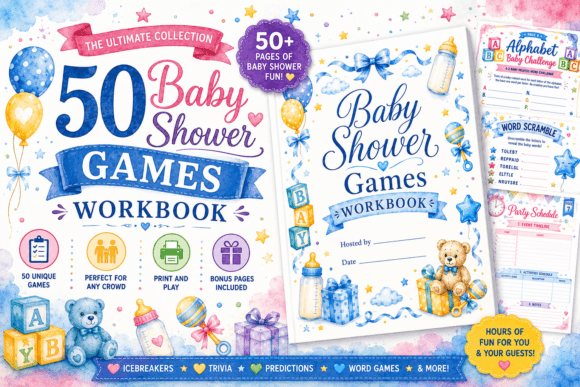 Download Baby Shower Games Workbook - Games Collection